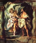 Peter Paul Rubens The Prophet Elijah Receiving Bread and Water from an Angel Spain oil painting artist